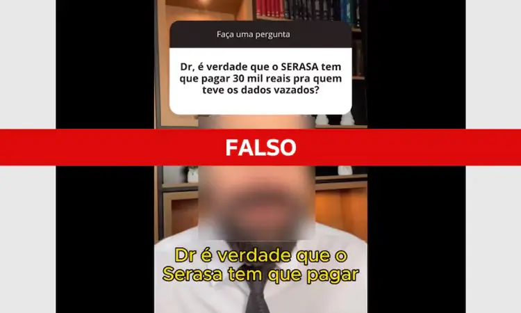 É falso que site libere indenização da Serasa por dados