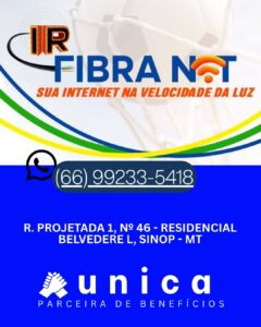 IR Fibra Net Sinop MT – Fibra óptica